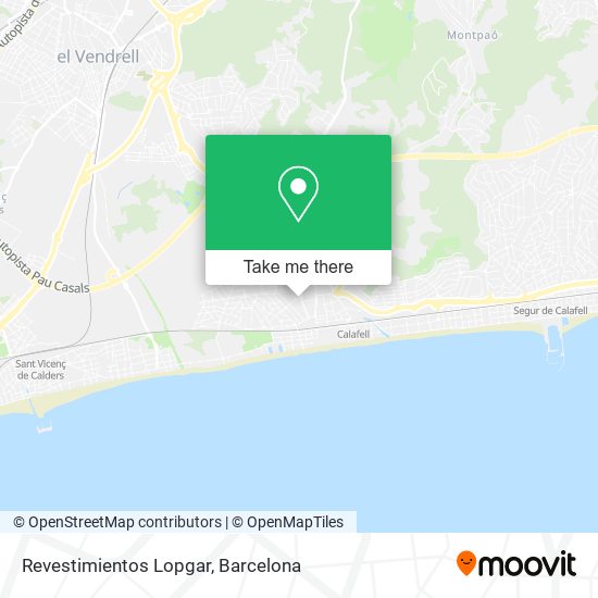 Revestimientos Lopgar map