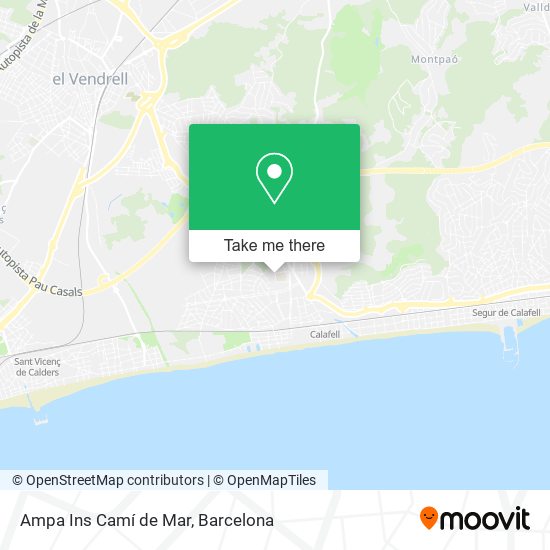 Ampa Ins Camí de Mar map