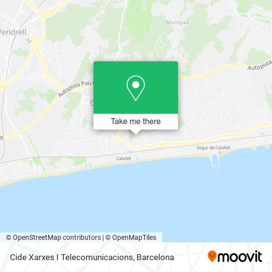 Cide Xarxes I Telecomunicacions map