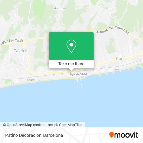 Patiño Decoración map