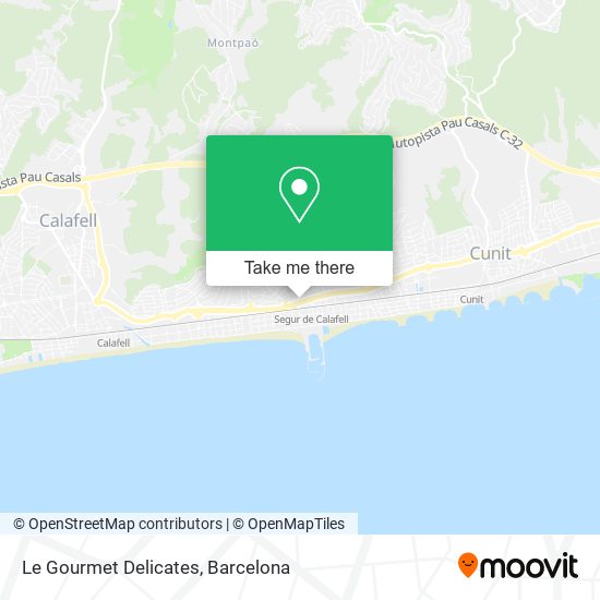 Le Gourmet Delicates map