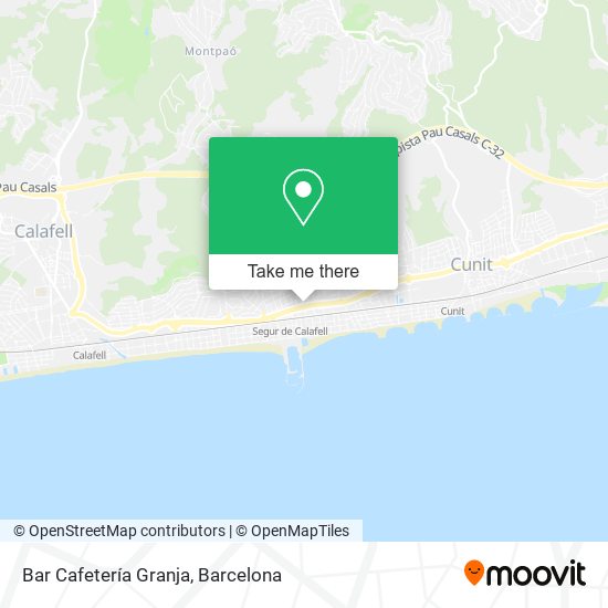 Bar Cafetería Granja map