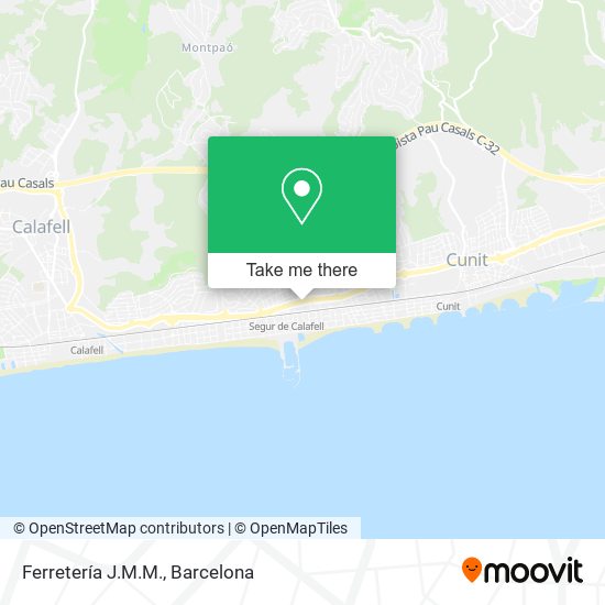 Ferretería J.M.M. map