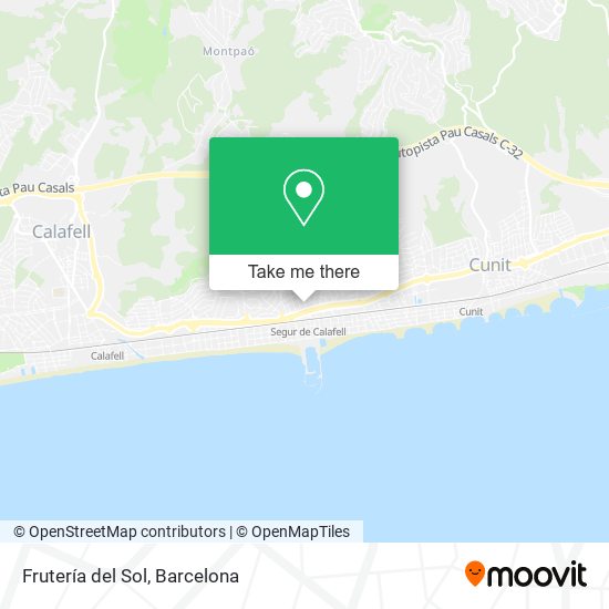 Frutería del Sol map