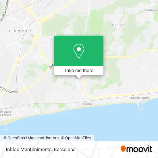 Inbloc Manteniments map