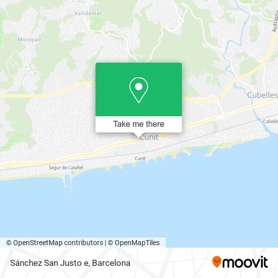 Sánchez San Justo e map