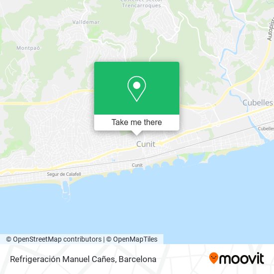 Refrigeración Manuel Cañes map
