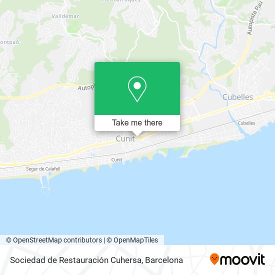 Sociedad de Restauración Cuhersa map