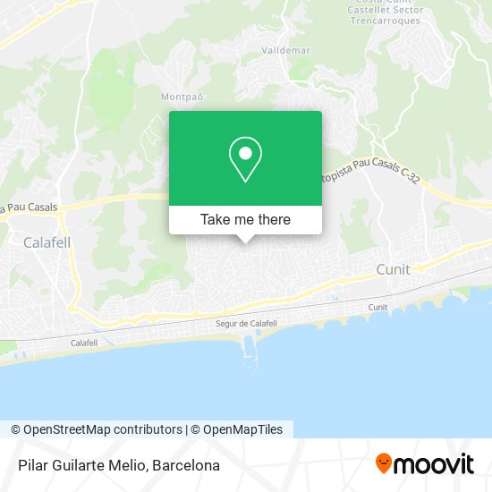 Pilar Guilarte Melio map