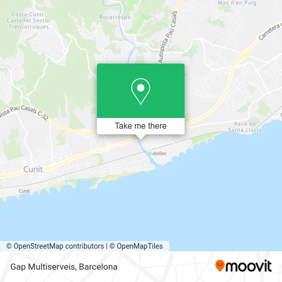 Gap Multiserveis map