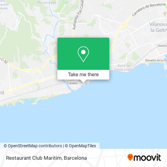 Restaurant Club Maritim map