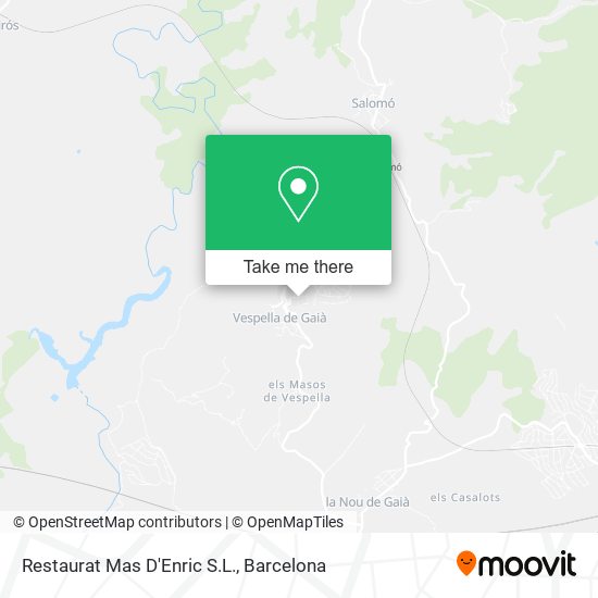 Restaurat Mas D'Enric S.L. map