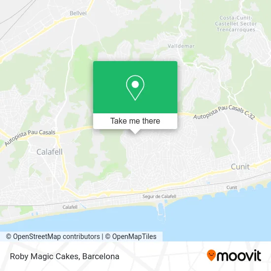 Roby Magic Cakes map