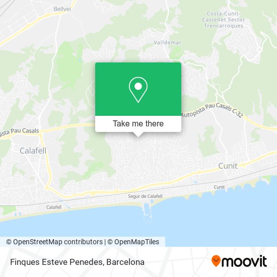 Finques Esteve Penedes map