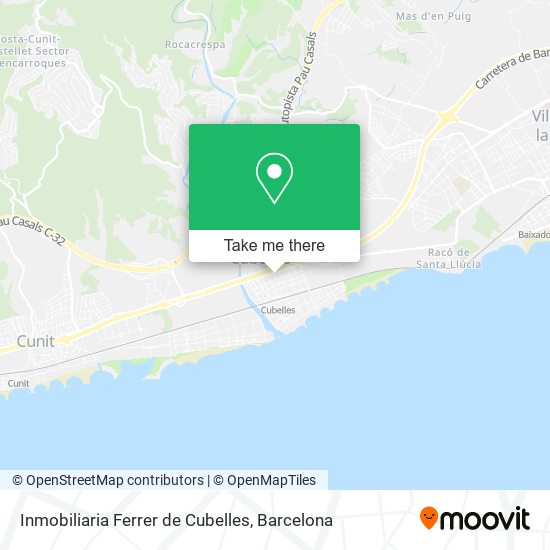 Inmobiliaria Ferrer de Cubelles map
