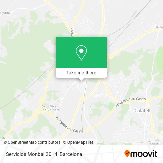 Servicios Monbai 2014 map