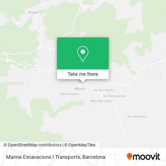 Marine Excavacions I Transports map