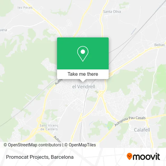 Promocat Projects map