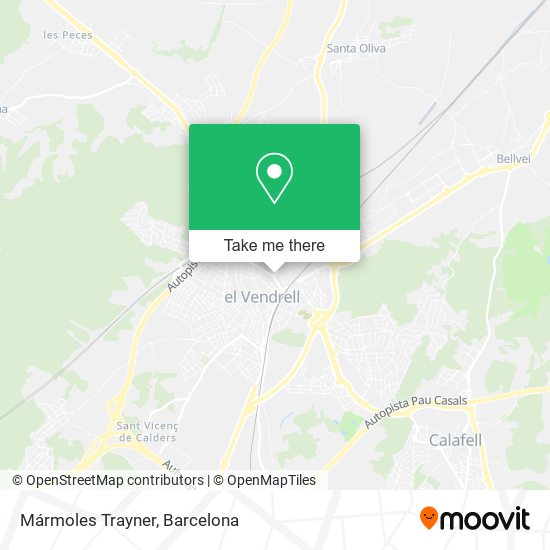 Mármoles Trayner map