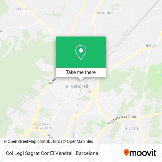 Col.Legi Sagrat Cor El Vendrell map