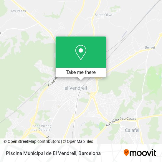 Piscina Municipal de El Vendrell map
