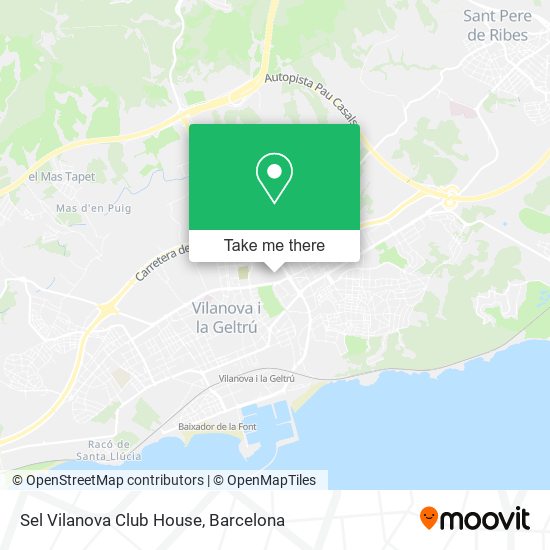 mapa Sel Vilanova Club House