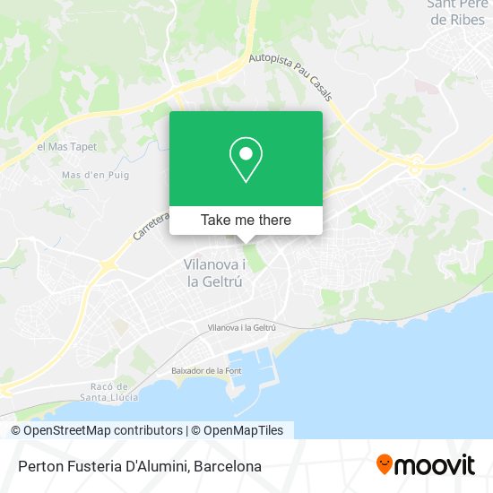 Perton Fusteria D'Alumini map