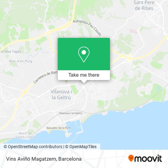 Vins Aviñó Magatzem map