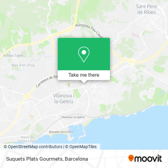 Suquets Plats Gourmets map