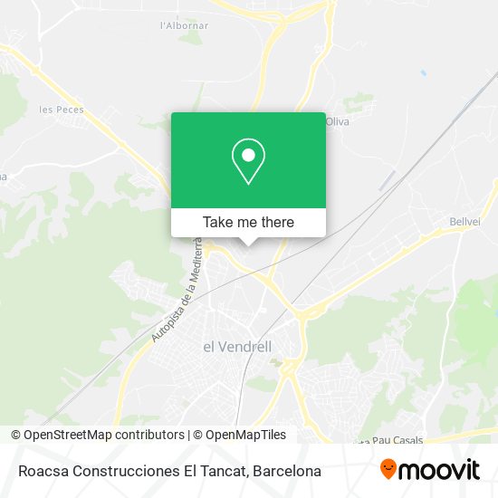 Roacsa Construcciones El Tancat map