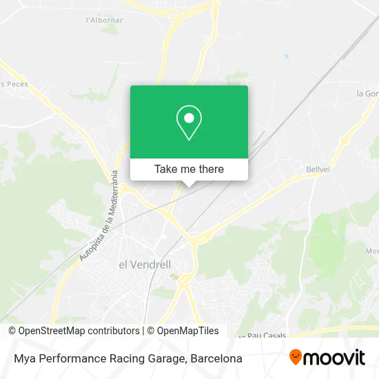 Mya Performance Racing Garage map
