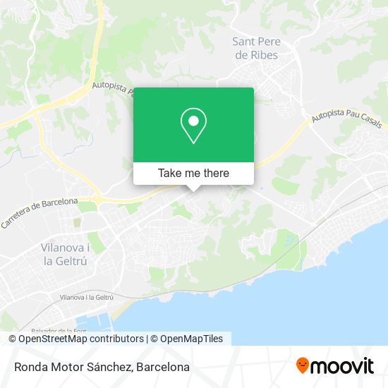 Ronda Motor Sánchez map
