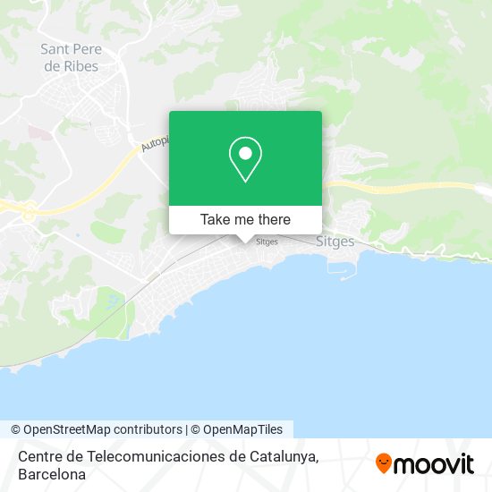 Centre de Telecomunicaciones de Catalunya map