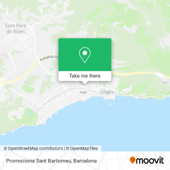 Promocions Sant Bartomeu map