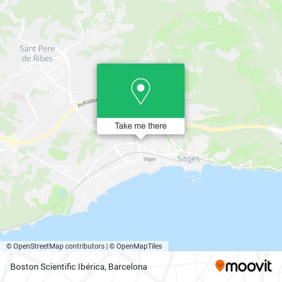 Boston Scientific Ibérica map