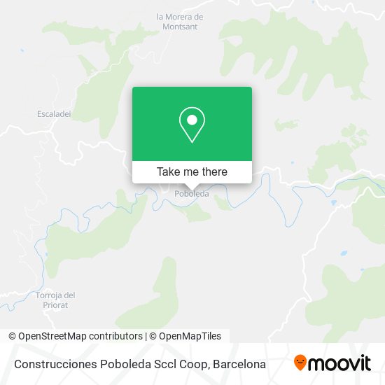 Construcciones Poboleda Sccl Coop map