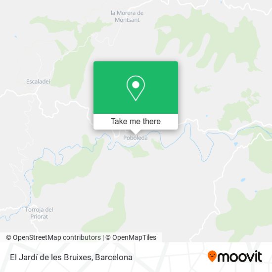 El Jardí de les Bruixes map