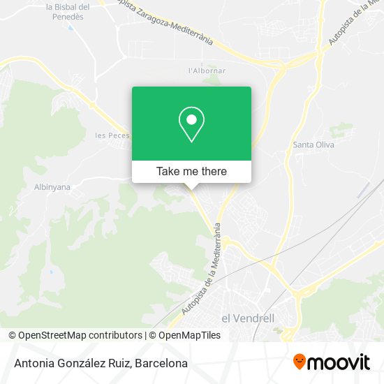 Antonia González Ruiz map