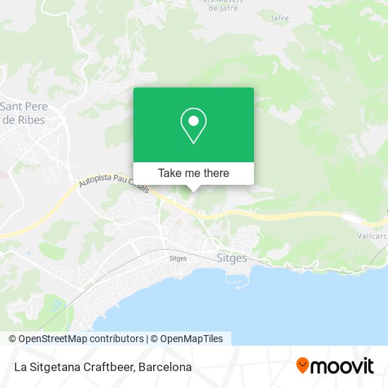 La Sitgetana Craftbeer map