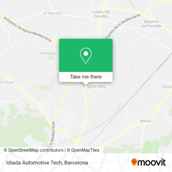 Idiada Automotive Tech map