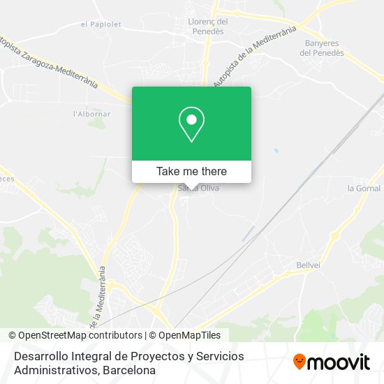 Desarrollo Integral de Proyectos y Servicios Administrativos map