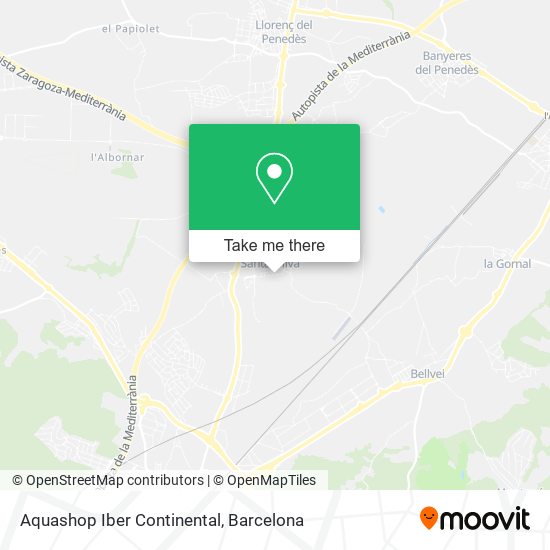Aquashop Iber Continental map
