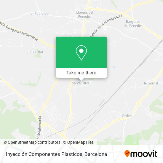 Inyección Componentes Plasticos map