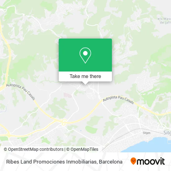 Ribes Land Promociones Inmobiliarias map