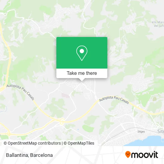 Ballantina map