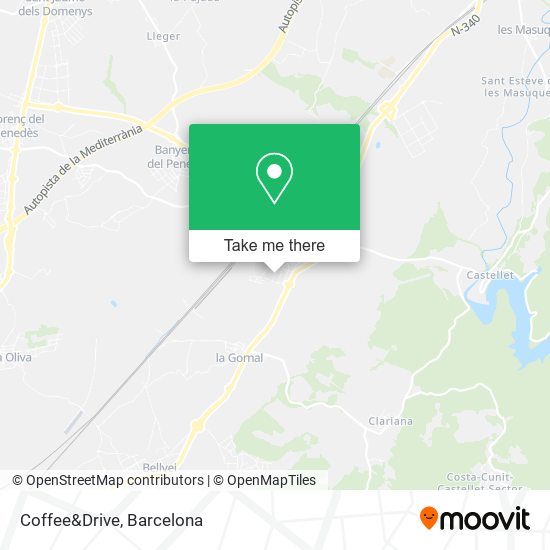 Coffee&Drive map