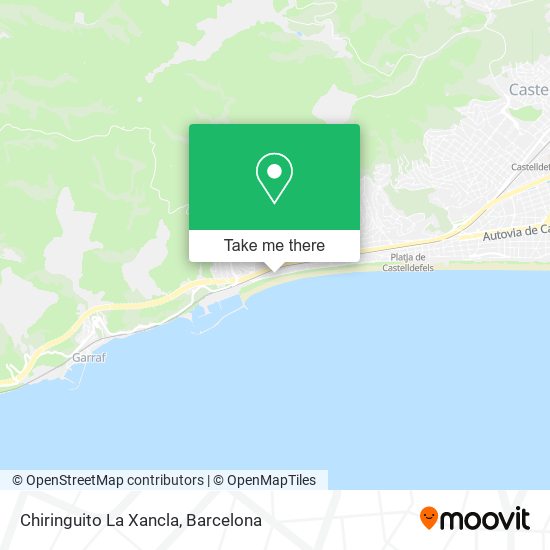 Chiringuito La Xancla map