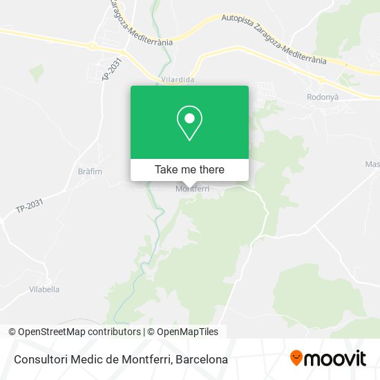 Consultori Medic de Montferri map
