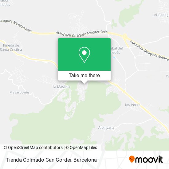Tienda Colmado Can Gordei map