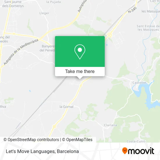 Let's Move Languages map